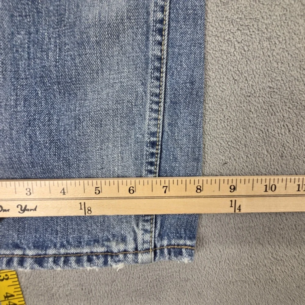 Vintage‎ Levis 504 Jeans Mens 33x34 Blue Straight Engineered Zip Fly Honeycomb